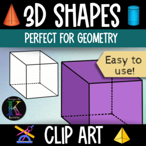 3D Shapes Clip Art